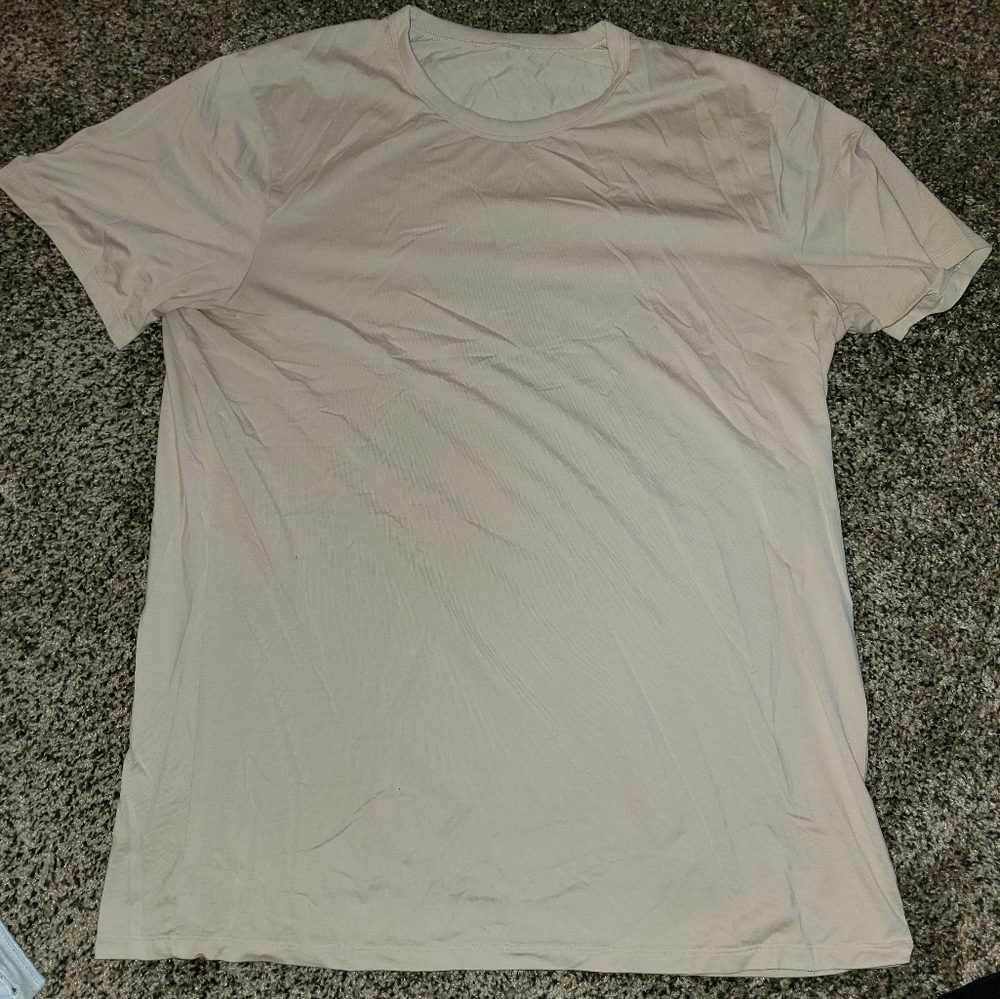 Lululemon The Fundamental T-Shirt Tan Size L